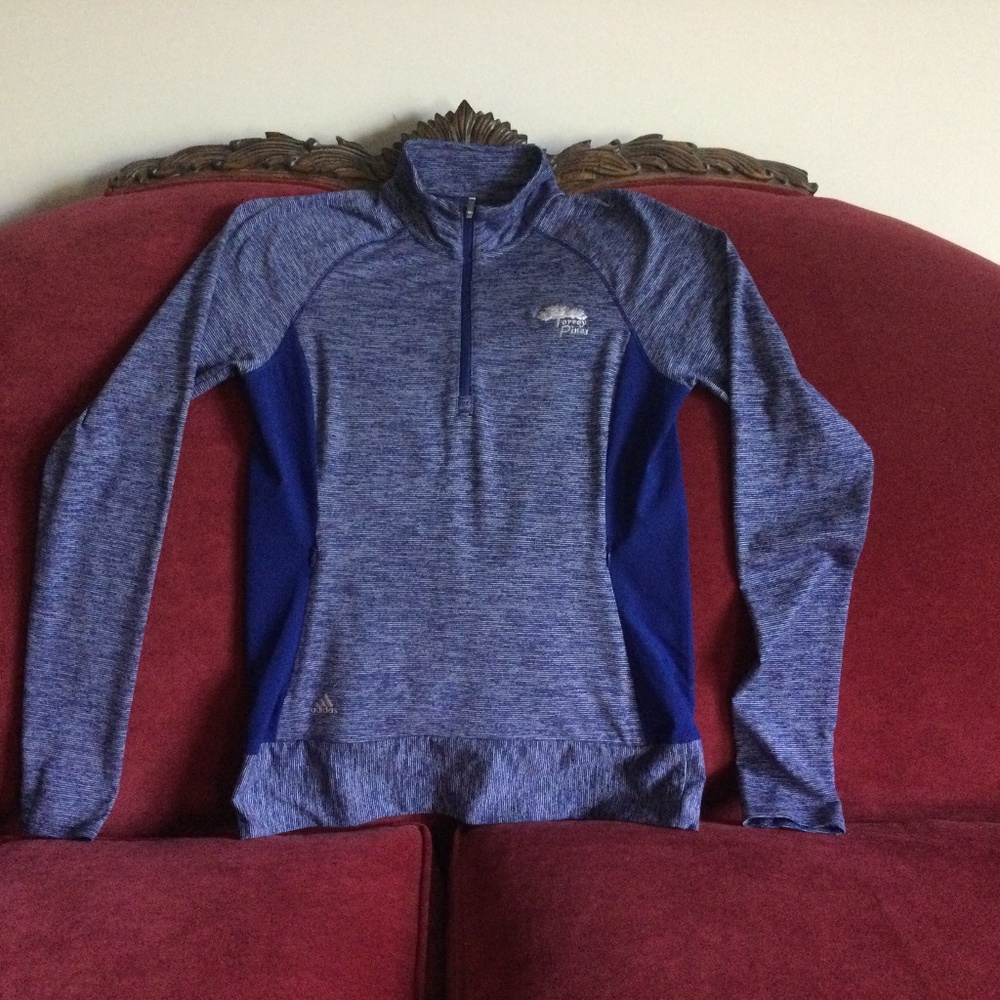 Adidas Torrey Pines Logo Zippered Pullover